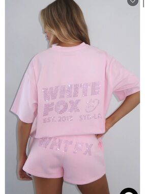 White Fox Always Shining Lounge Shorts Posy